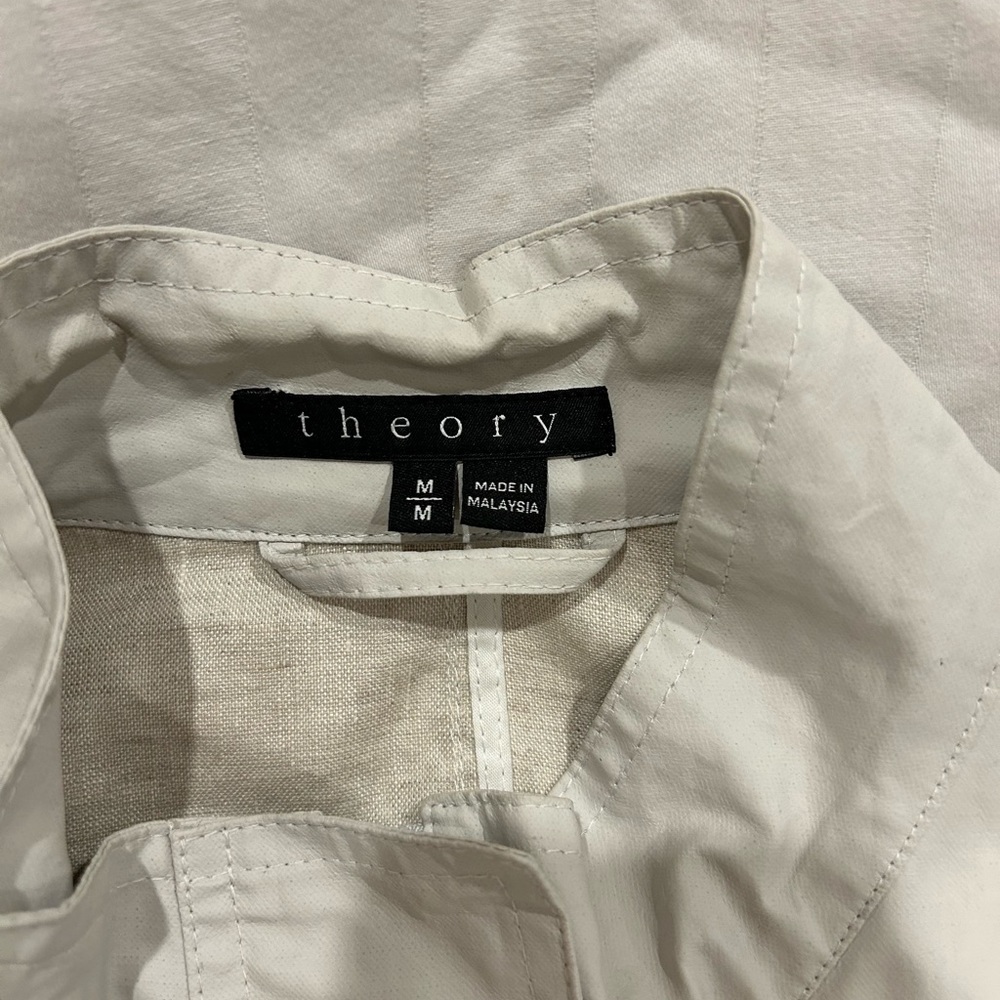 Theory clay-colored rain jacket - Picture 4 of 5